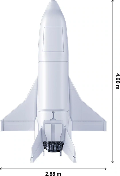 WINGED TEST ROCKET