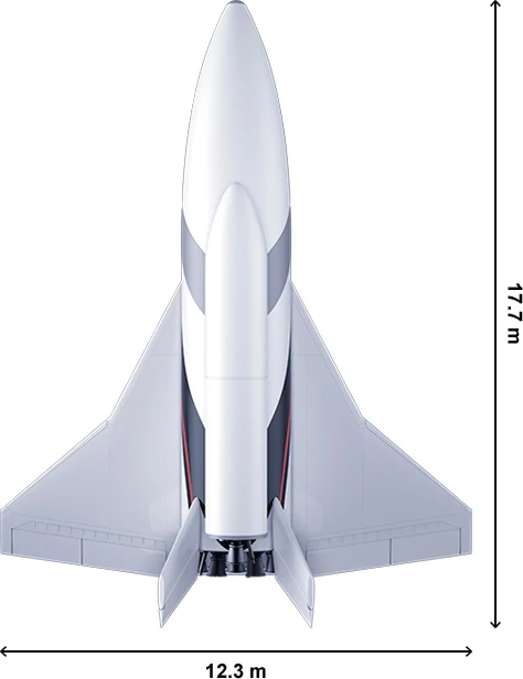 WINGED TEST ROCKET